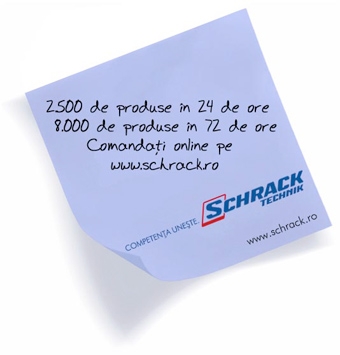 Schrack Technik Romania trece de pragul de 6 milioane de euro CA in 2011
