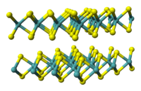 Structura bisulfura de molibden 2D